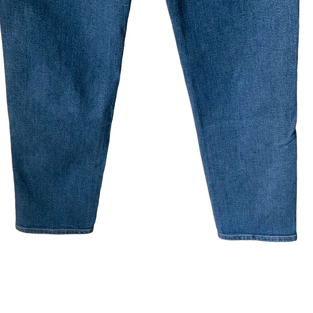 MADEWELL Stovepipe Jeans Straight Leg Mid-Rise Cropped Blue Size 26 - Picture 8 of 15